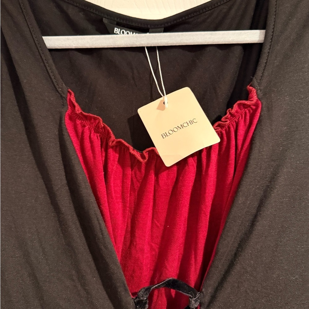 BloomChic Black and Red Dress - Picture 3 of 4